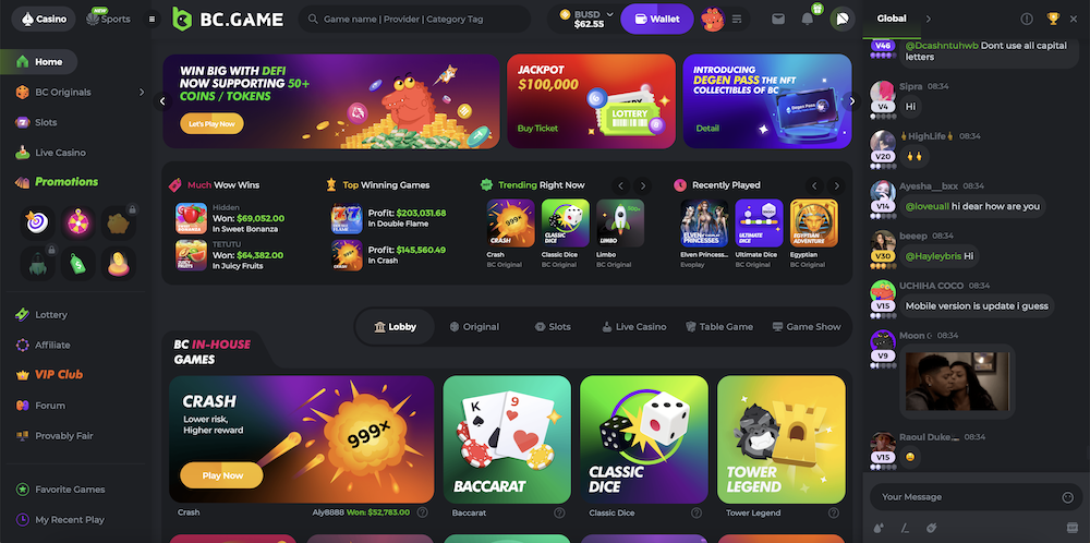 Experience the Thrill BC.Game Casino KG Experience the Thrill BC.Game Casino KG